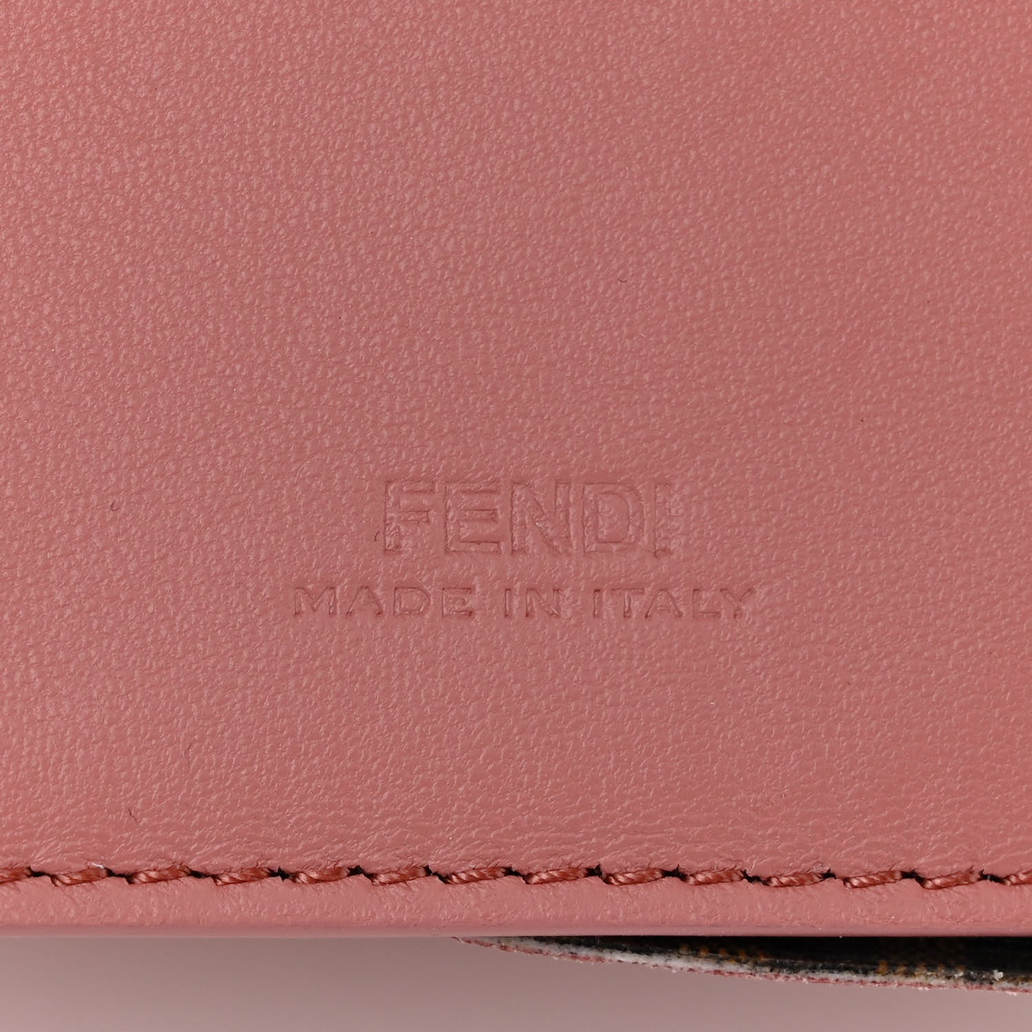 Fendi Silk Satin Phone Baguette Blush 6 of 11