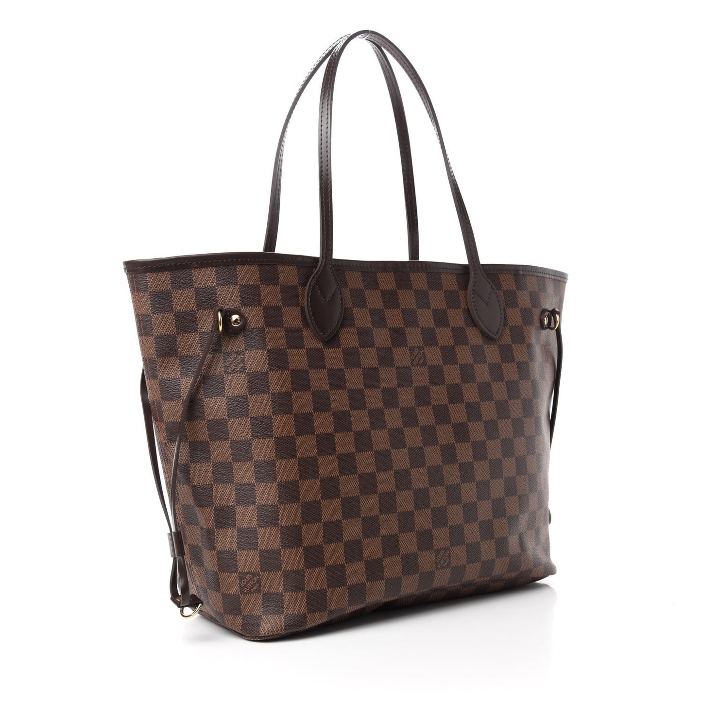 Damier Ebene Neo Neverfull MM Rose Ballerine
