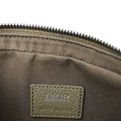 Christian Dior Oblique Saddle Triple Pouch Green 6 of 11