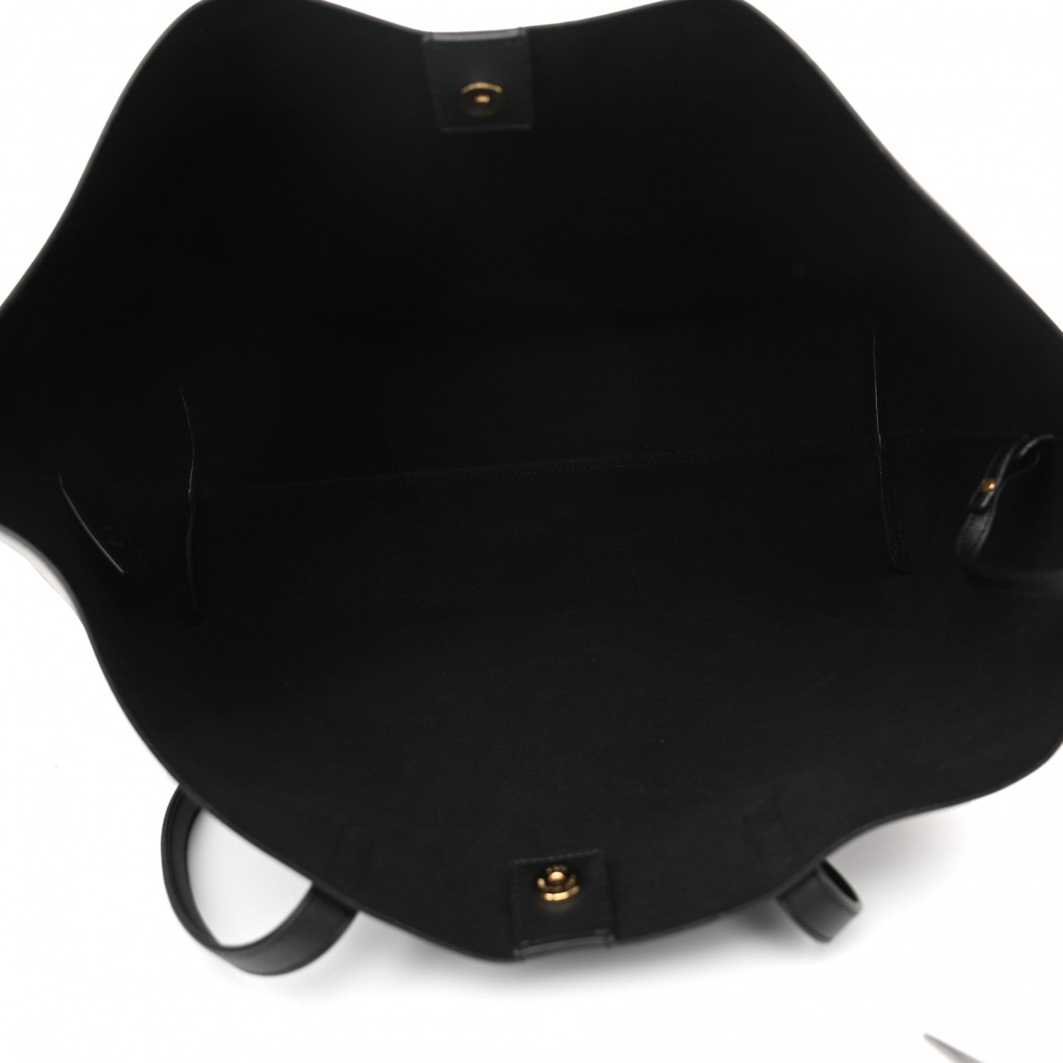 Saint Laurent Calfskin Large Shopping Tote Black 6 of 11