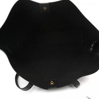 Saint Laurent Calfskin Large Shopping Tote Black 6 of 11