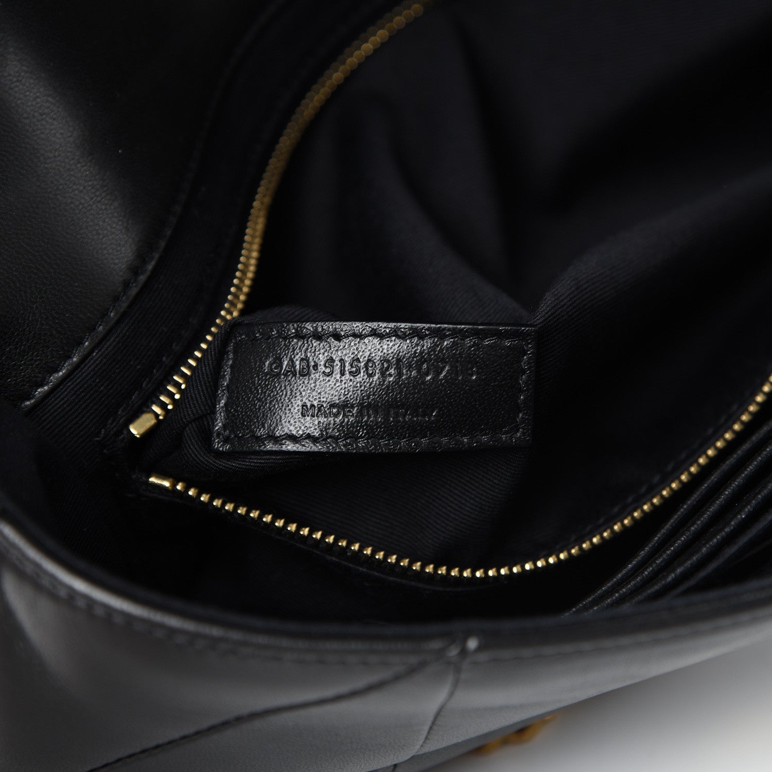 Saint Laurent Lambskin Patchwork Monogram Medium Jamie Black 6 of 11