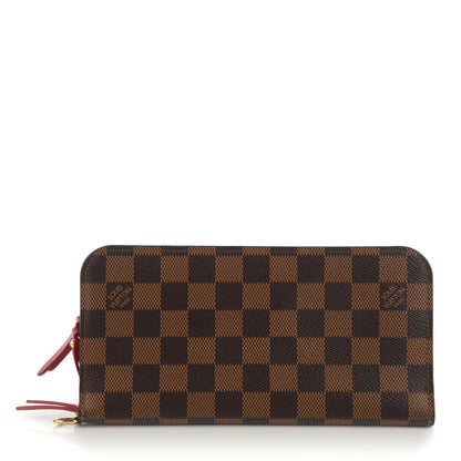 Louis Vuitton Damier Ebene Insolite Wallet Red 1 of 7
