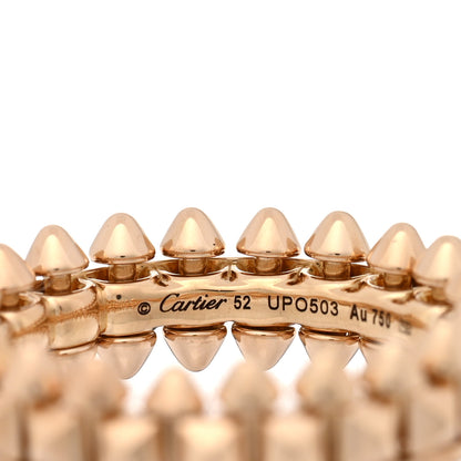 Cartier 18K Pink Gold SM Clash De Cartier Ring 52 6 4 of 5