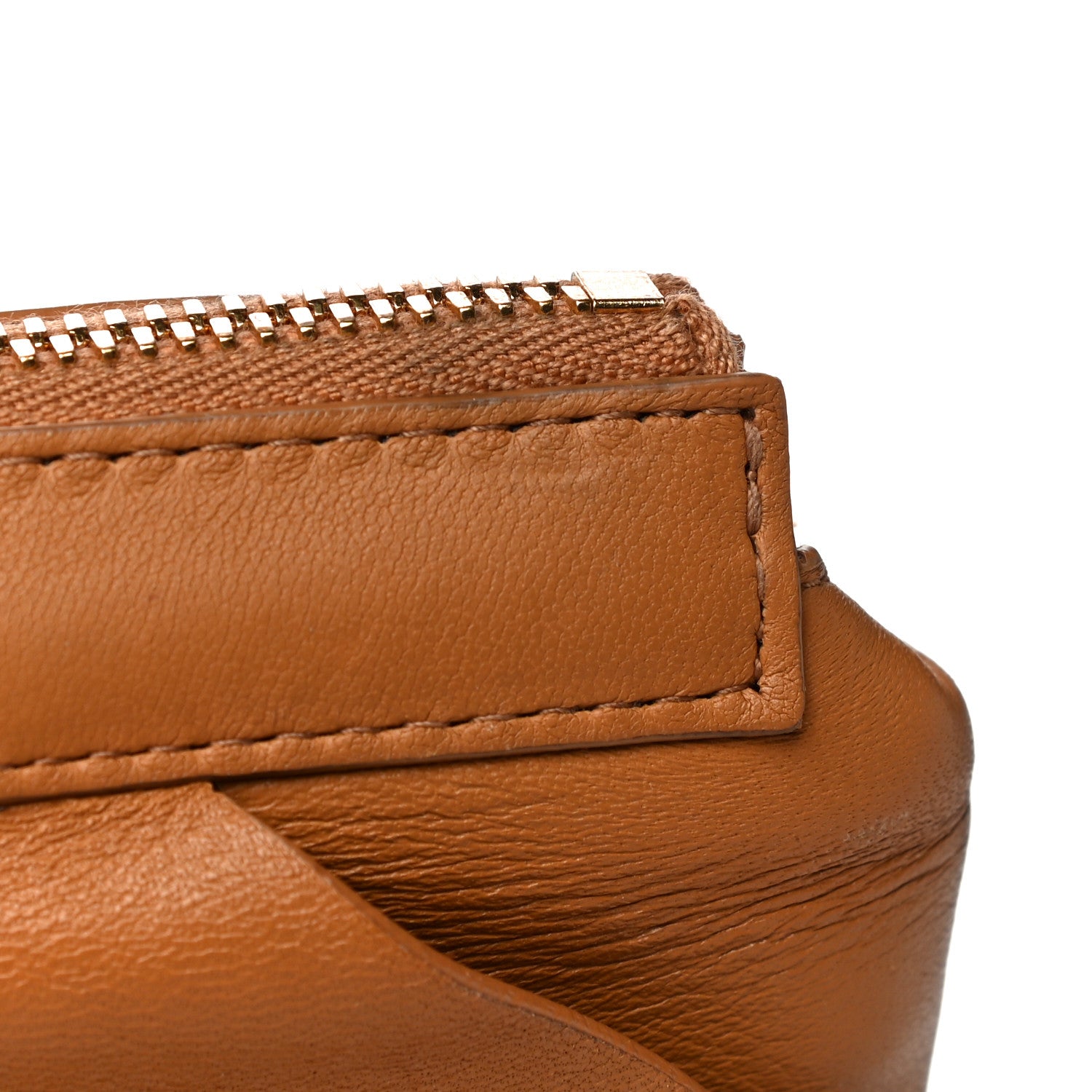 Bottega Veneta Nappa Maxi Blown Up Intrecciato Pouch Clutch Caramel 17 of 24