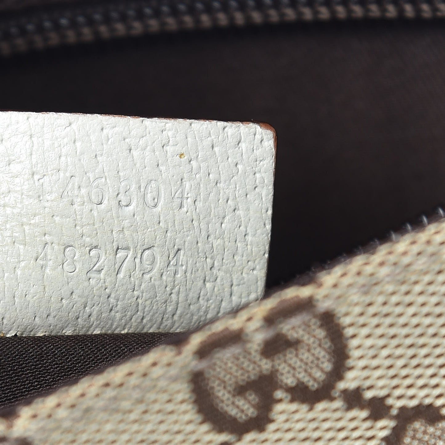 Monogram Belt Bag White