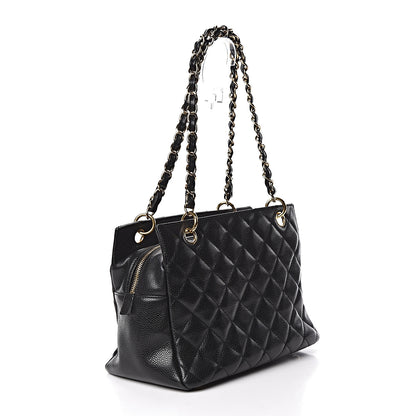 Chanel Caviar Quilted Petit Timeless Tote PTT Black 3 of 15
