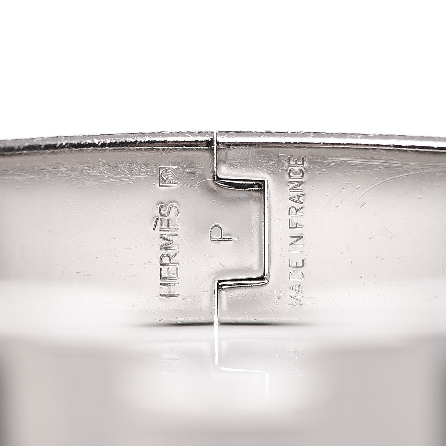 Hermes Enamel Narrow Clic Clac H Bracelet GM Black 4 of 5