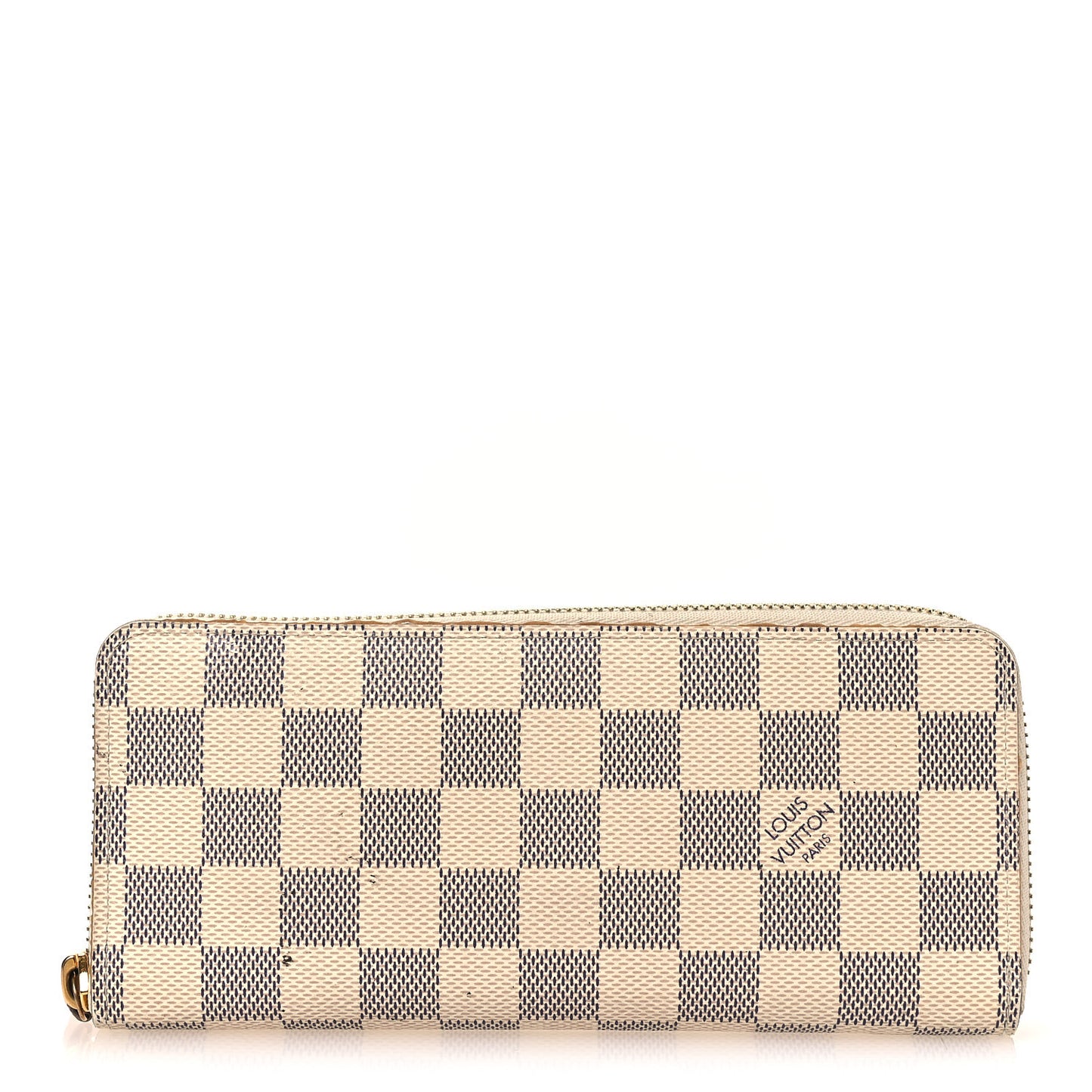 Damier Azur Clemence Wallet Rose Ballerine