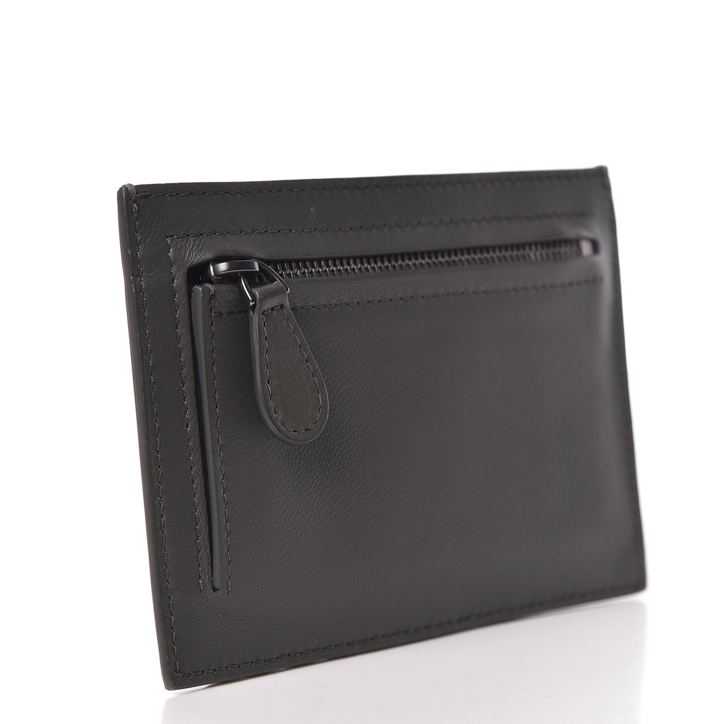 Nappa Intrecciato Card Case Light Graphite