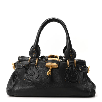 Chloe Calfskin Medium Paddington Satchel Black 1 of 10