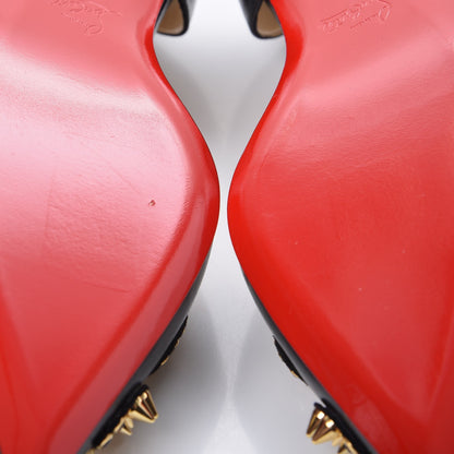Christian Louboutin Nappa Farfaclou Spike Flats 39.5 Black 8 of 8