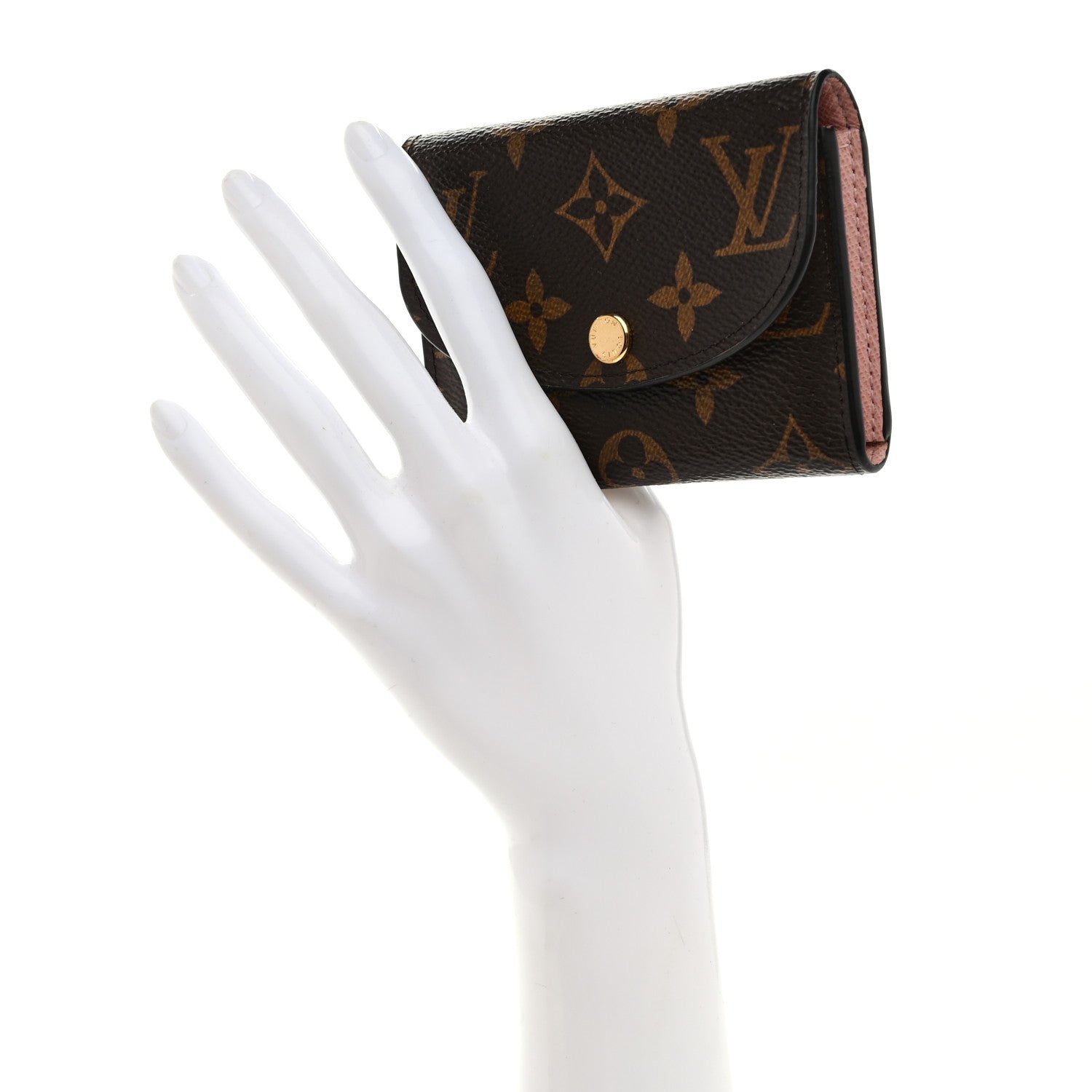 Louis Vuitton Monogram Rosalie Coin Purse Rose Ballerine 2 of 7