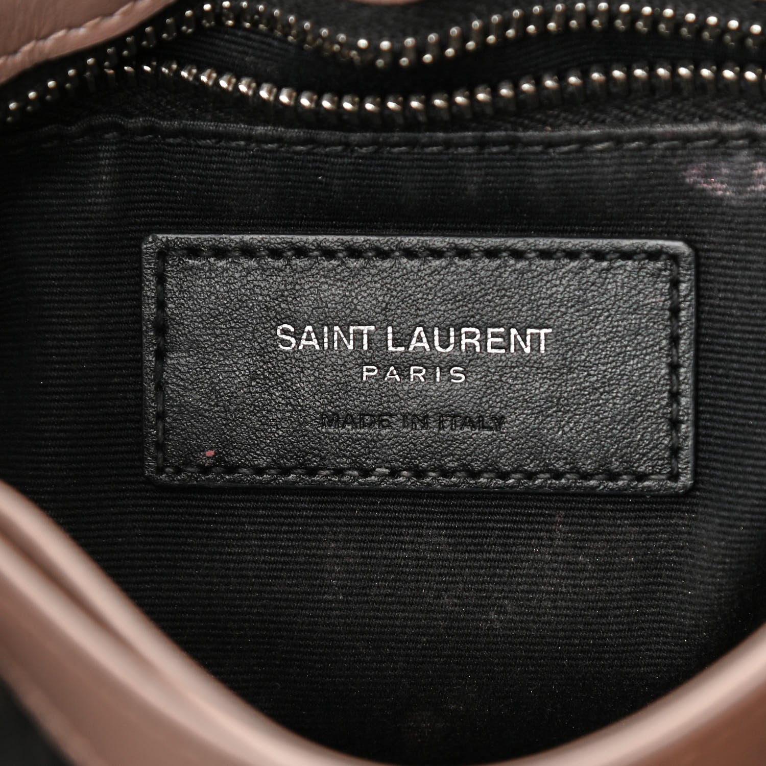 Saint Laurent Calfskin Y Quilted Monogram Toy Loulou Crossbody Bag Taupe 8 of 14