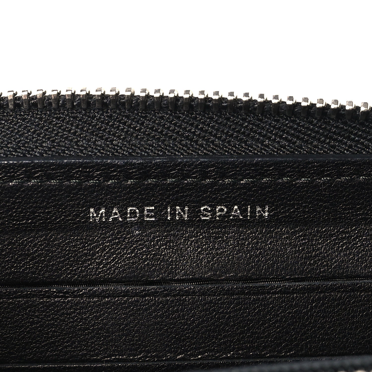 Chanel Patent Quilted Small Zip Around Wallet Black 7 of 8