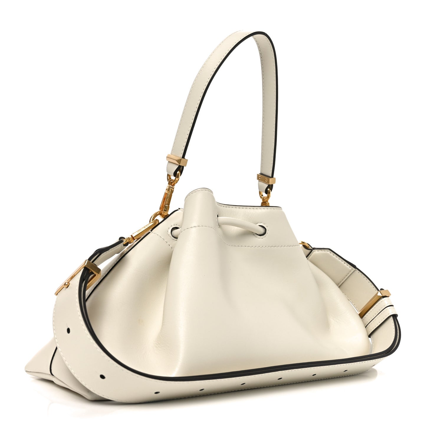 Calfskin Bon Bon East West Bucket Bag Latte