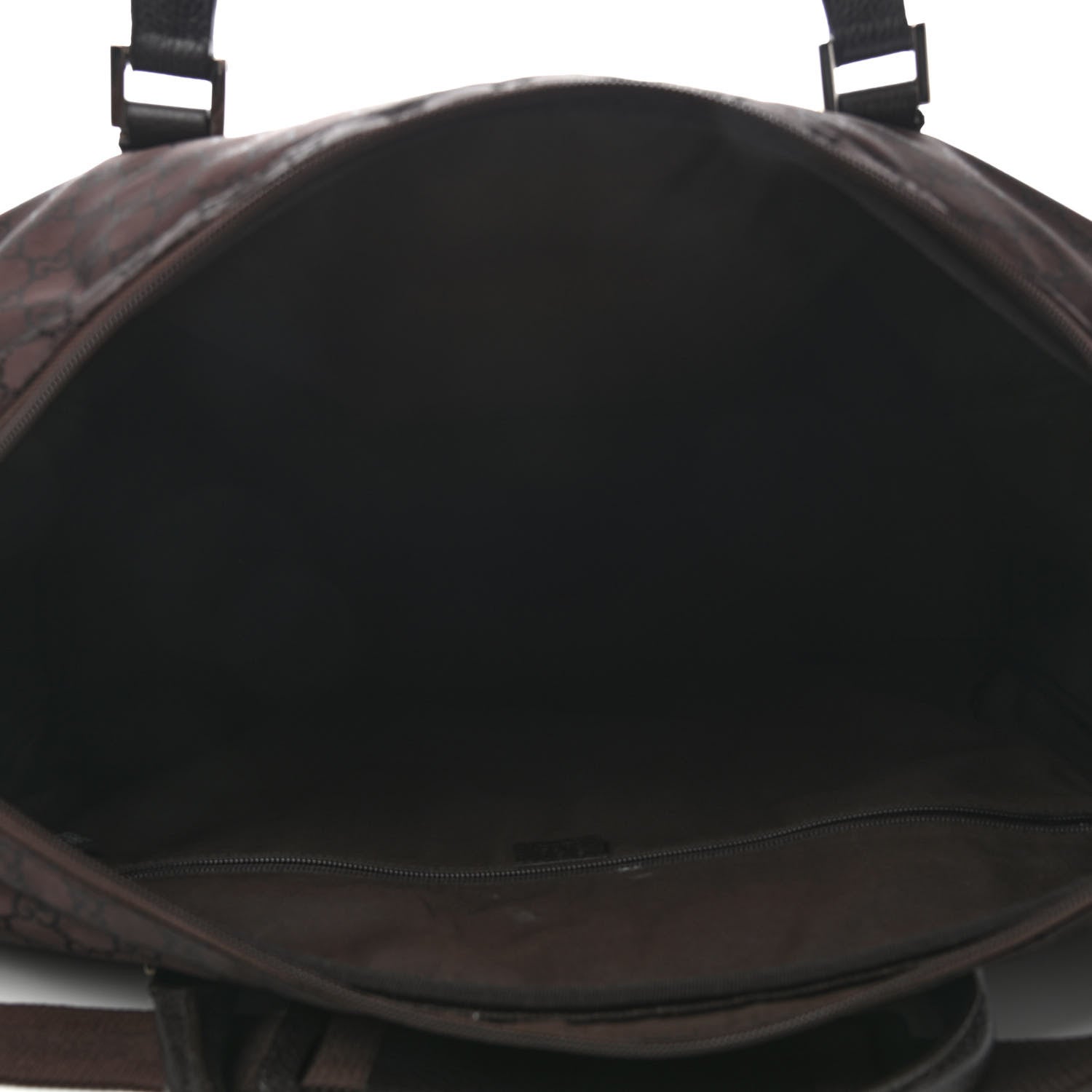 Gucci Nylon Monogram Large Carry On Duffle Dark Brown 4 of 4