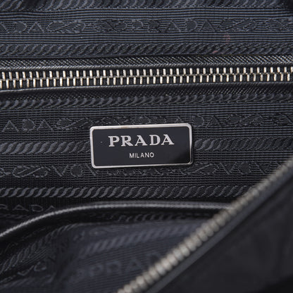 Prada Nylon Tessuto Impuntu Quilted Flap Black 5 of 9