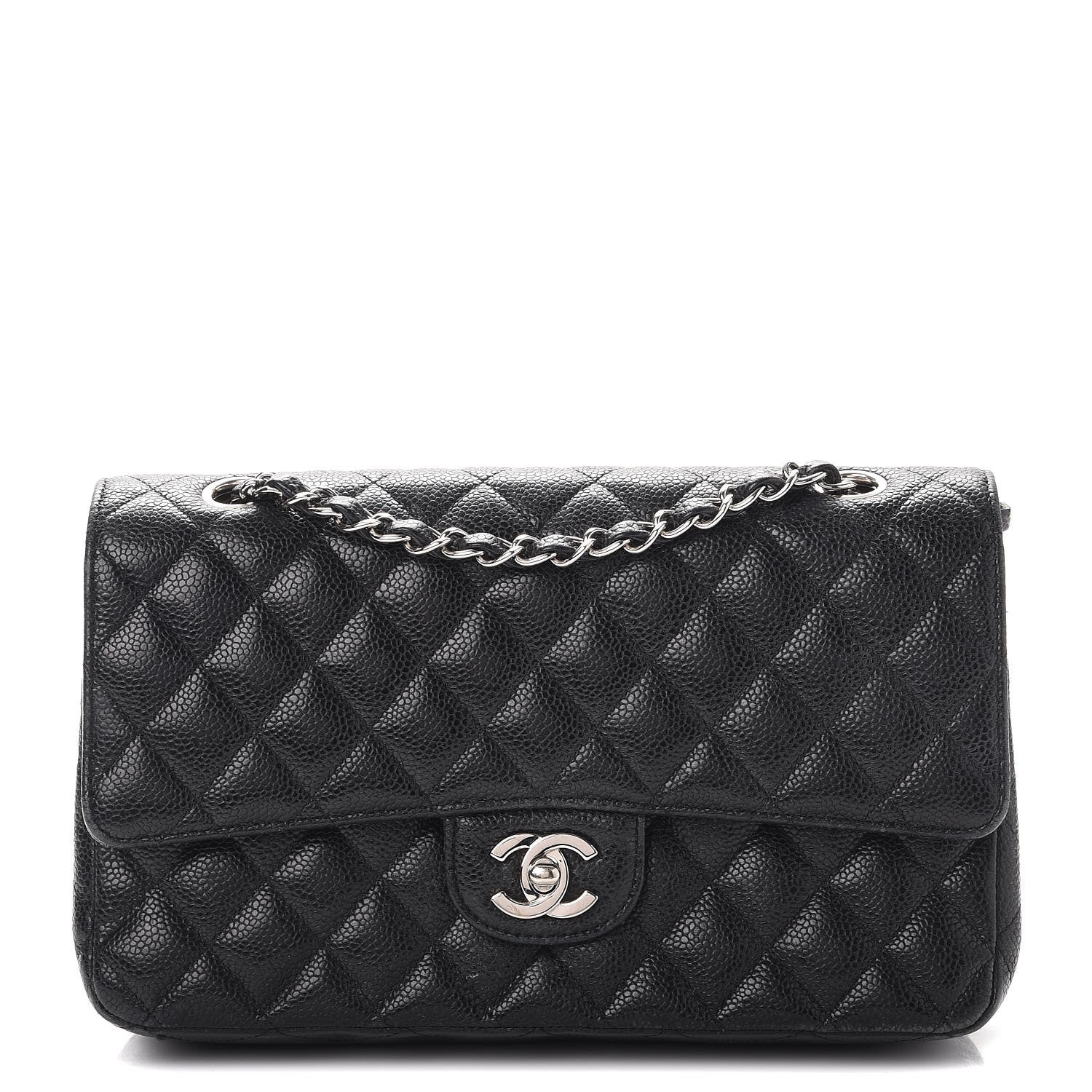 Chanel Caviar Quilted Medium Double Flap Black 1 of 26