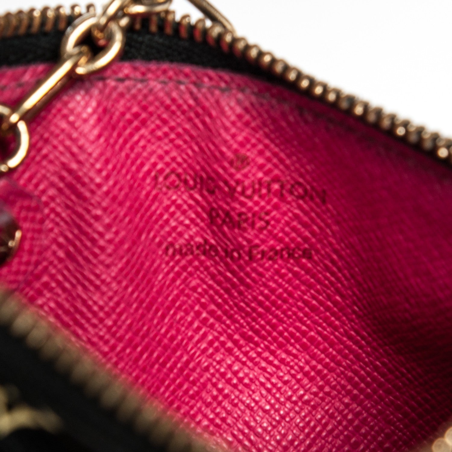 Louis Vuitton Monogram Multicolor Key Pouch Black Grenade 6 of 6