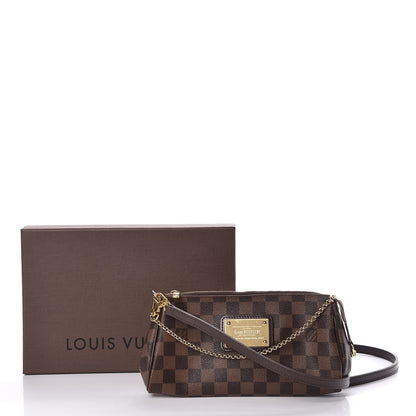 Louis Vuitton Damier Ebene Eva Clutch 13 of 13