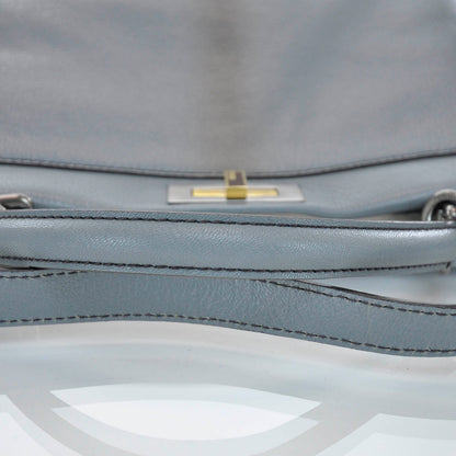 Fendi Goatskin Python Large Peekaboo Iconic Satchel 6 of 9