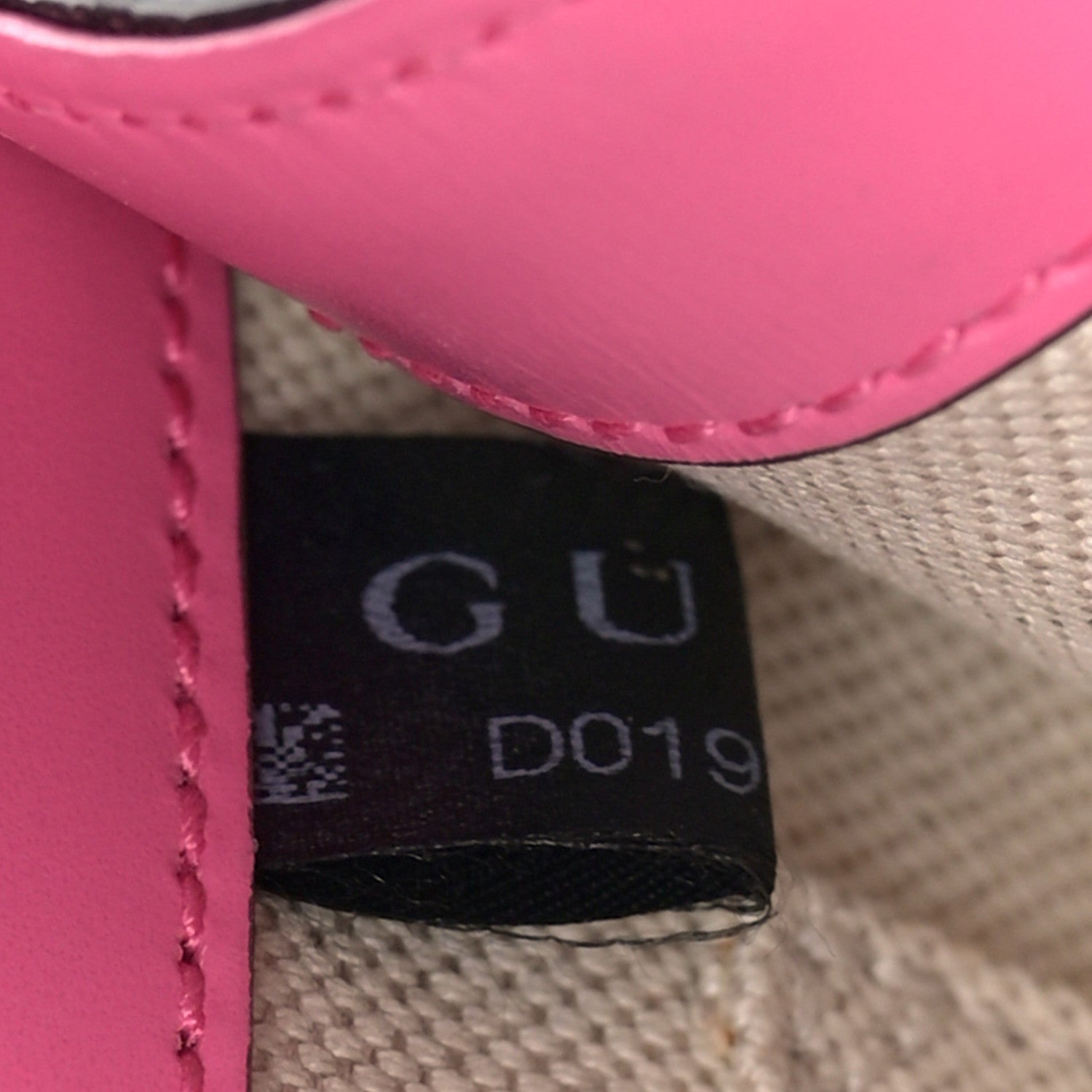 Gucci Knight Calfskin Small GG Marmont Chain Handle Bag Pink Tropical Flower 8 of 11