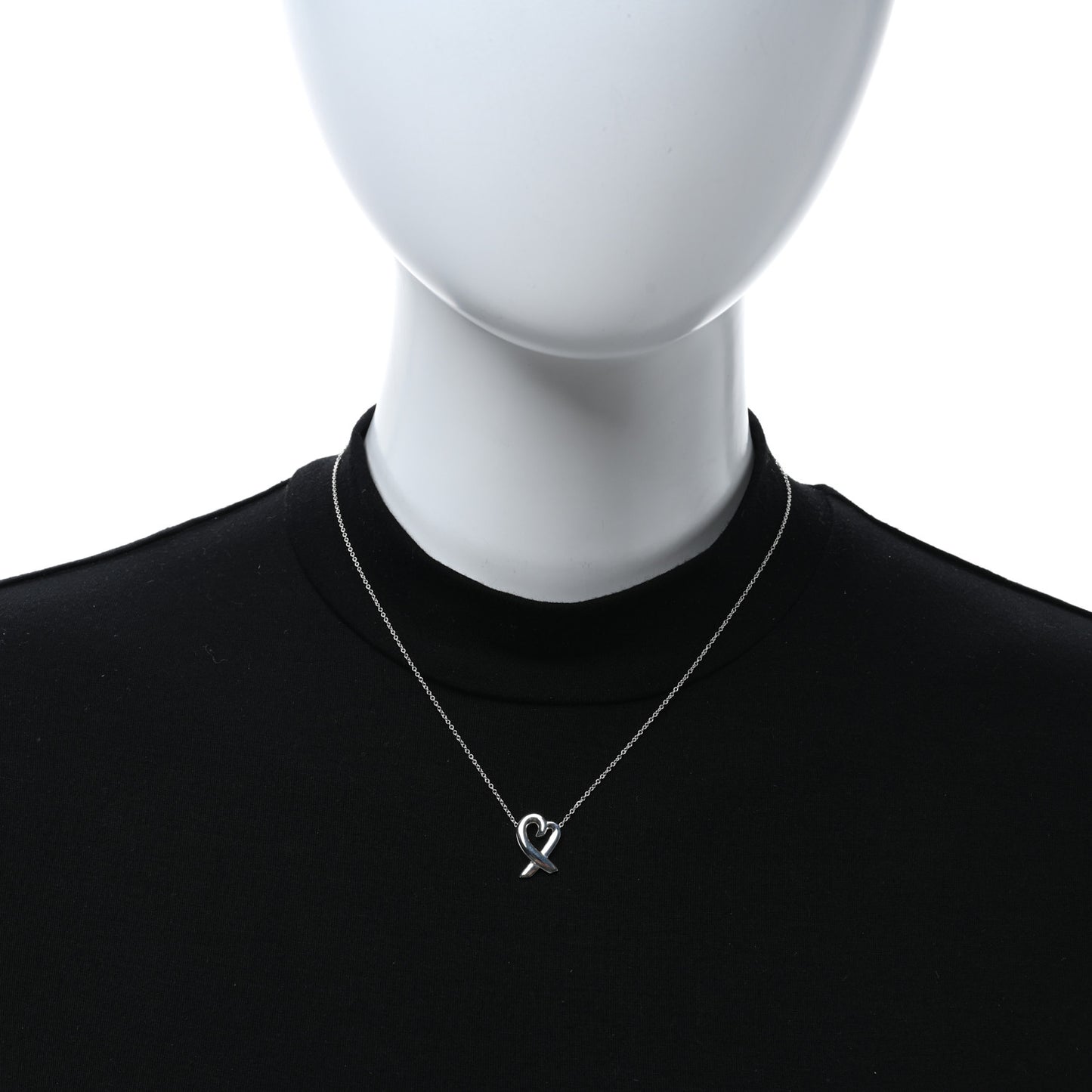 Sterling Silver Paloma Picasso Loving Heart Pendant Necklace