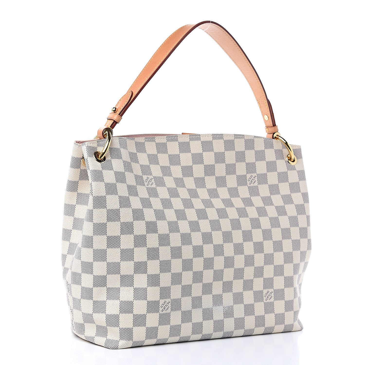 Louis Vuitton Damier Azur Graceful PM Rose Ballerine 3 of 14