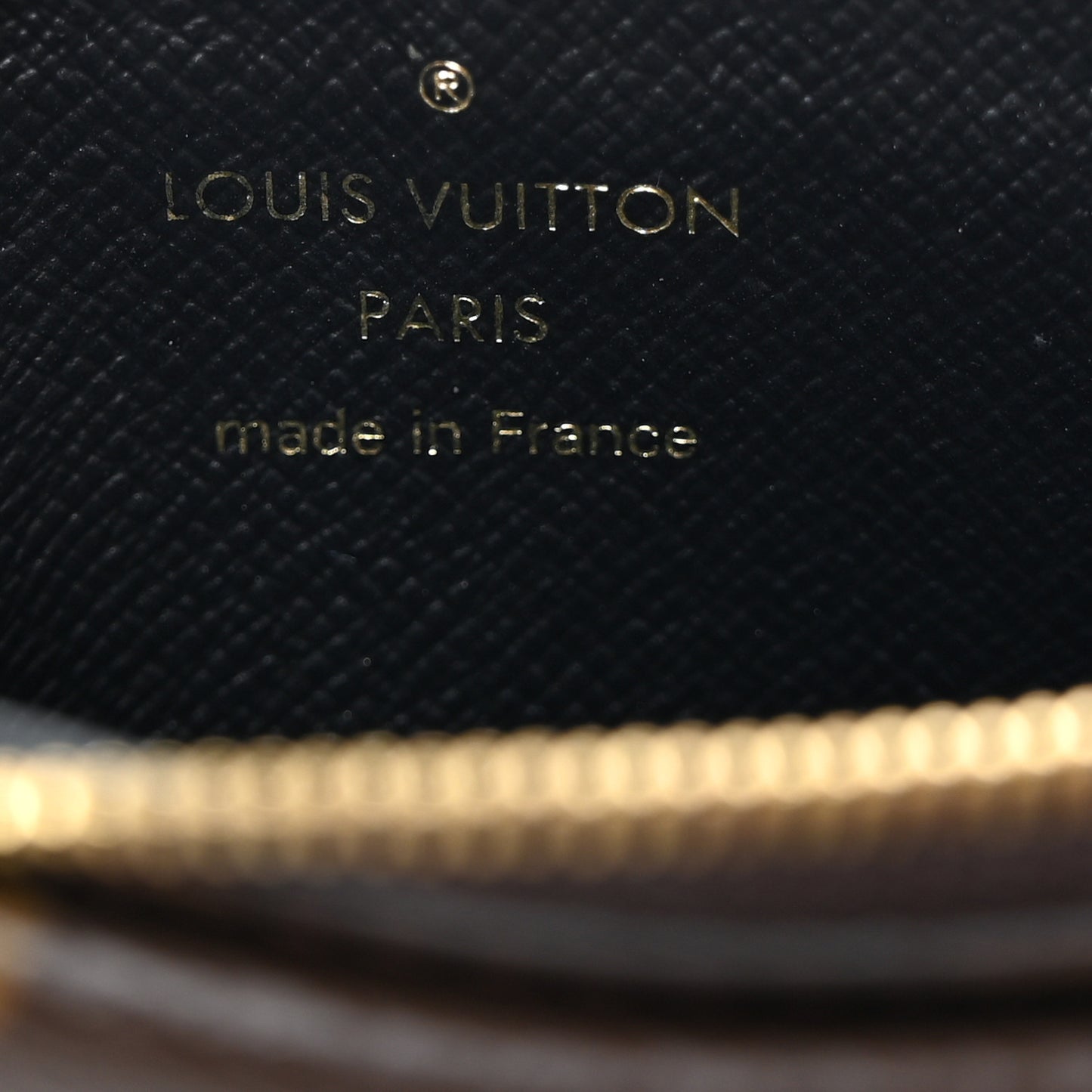 LOUIS VUITTON Monogram Recto Verso Card Holder Black