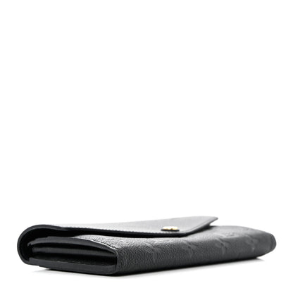 Louis Vuitton Empreinte Sarah Wallet NM Black 4 of 11