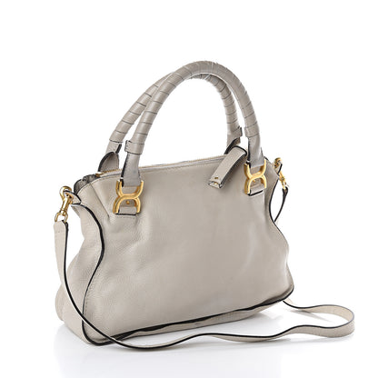 Chloe Calfskin Medium Marcie Satchel Dove 2 of 7