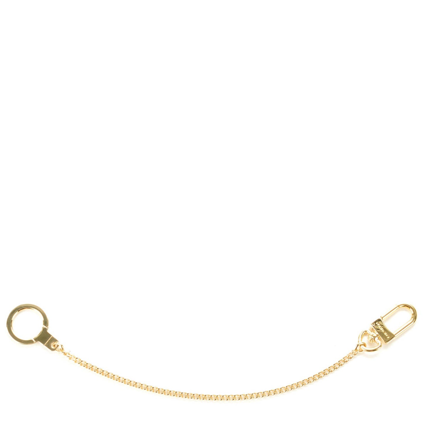 Metal Pochette Extender Key Ring Chain Gold