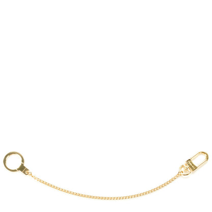 Louis Vuitton Metal Pochette Extender Key Ring Chain Gold 1 of 4