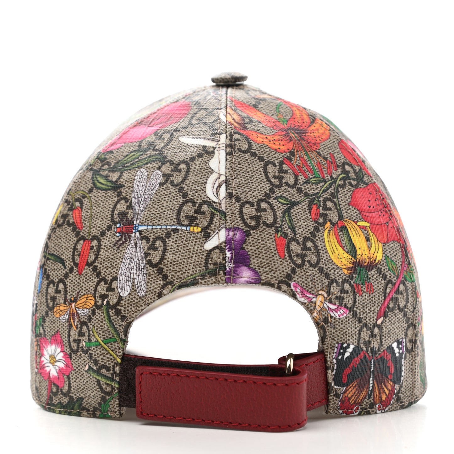 GG Supreme Flora Claudia Baseball Hat 56 S Red