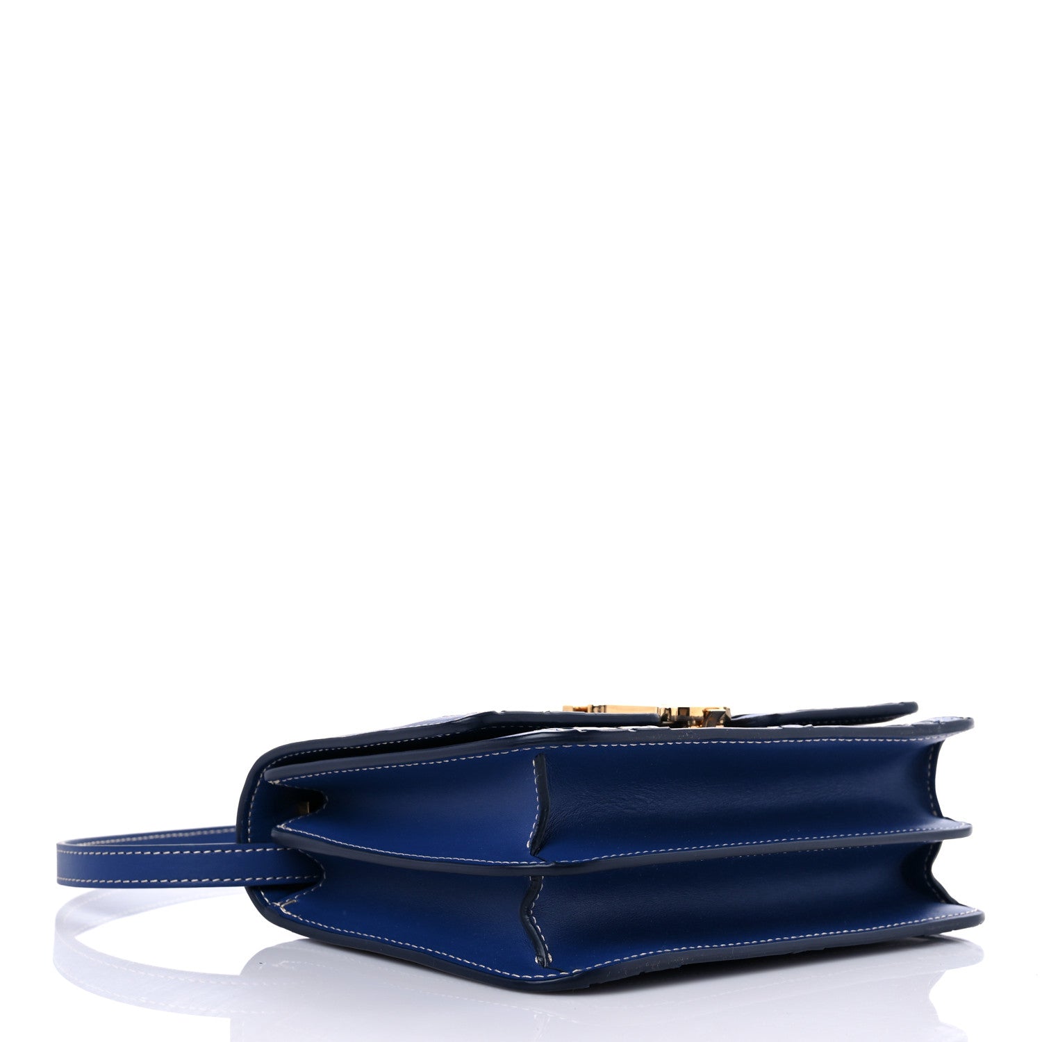 Burberry Calfskin Small TB Bag Ink Navy 4 of 9