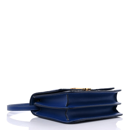 Burberry Calfskin Small TB Bag Ink Navy 4 of 9