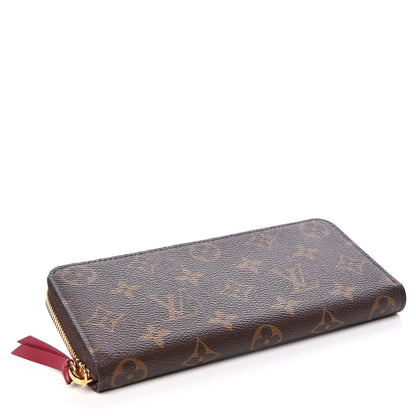 Louis Vuitton Monogram Clemence Wallet Fuchsia 4 of 10