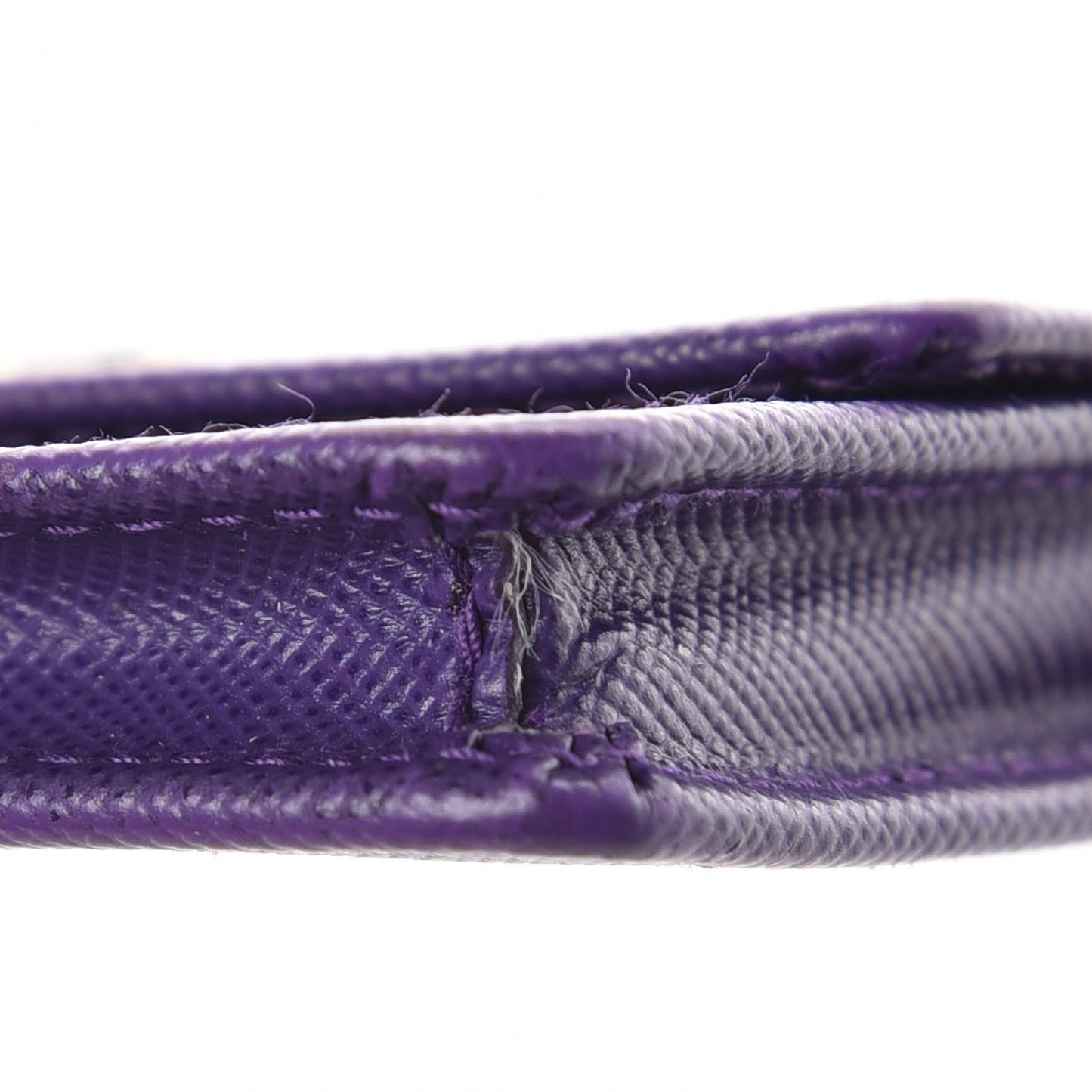 Saffiano Metal Flap Card Holder Viola