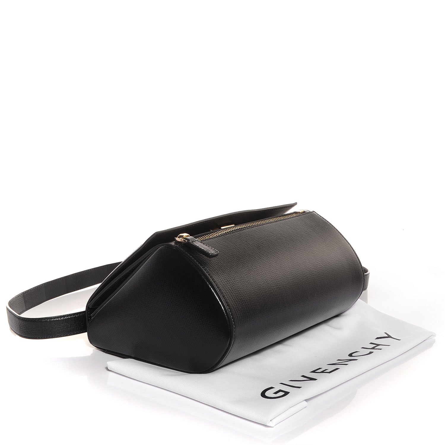 Givenchy Textured Calfskin Medium Pandora Box Crossbody Bag Black 4 of 11