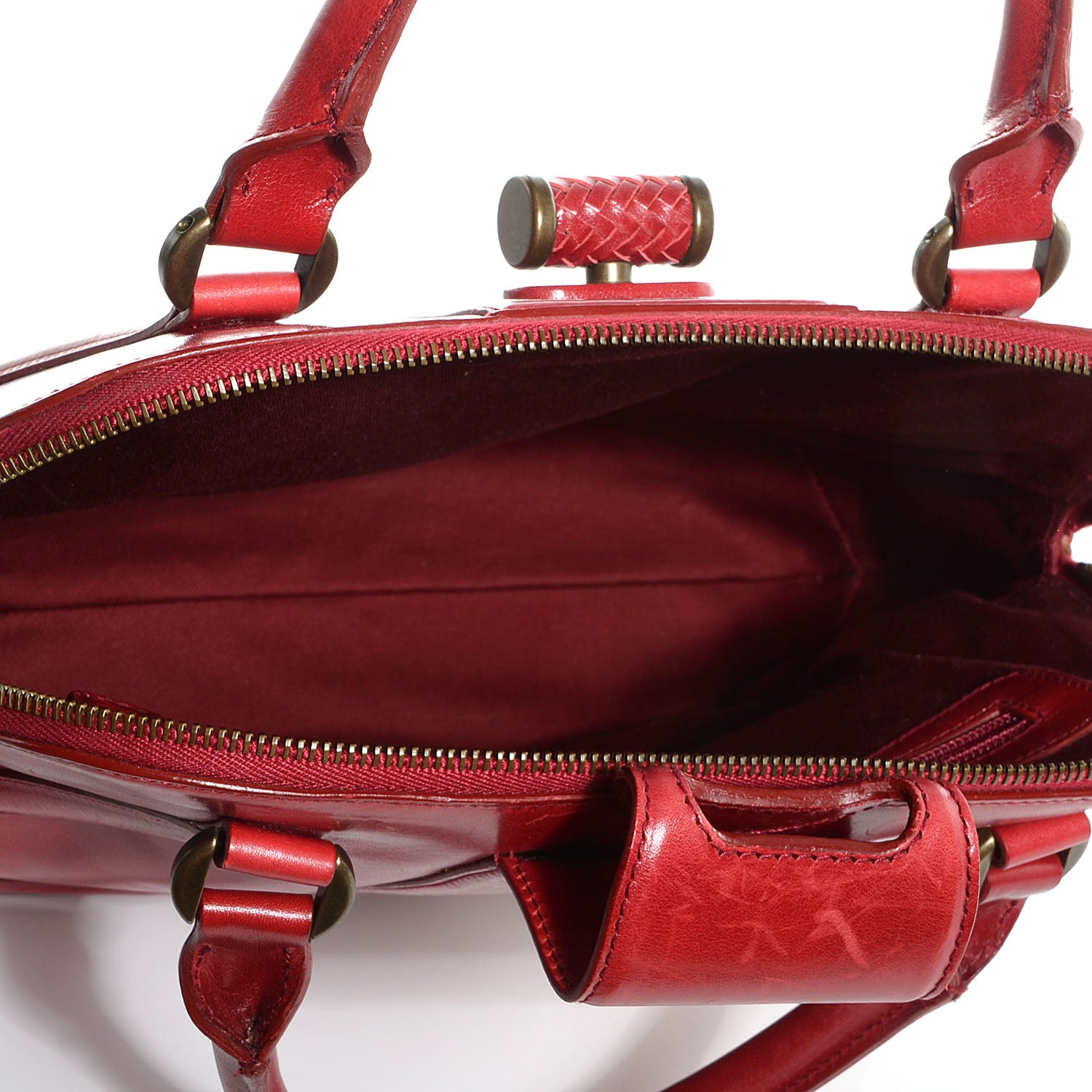 Alexander McQueen Calfskin Large Novak Red 5 of 8