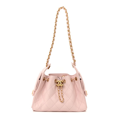 Chanel Caviar Quilted Mini Chanel 25 Handbag Light Pink 1 of 11