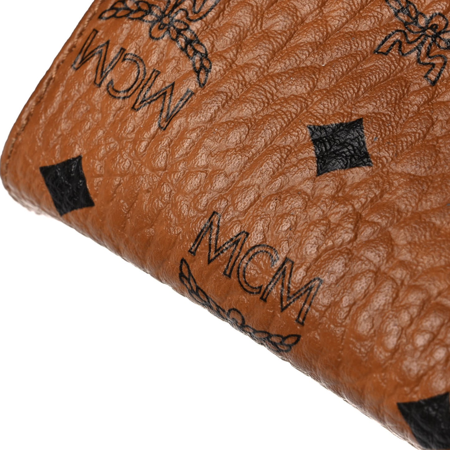 Visetos Small Zip Pouch Cognac