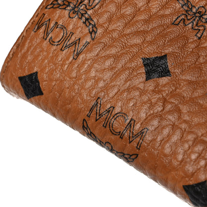 MCM Visetos Small Zip Pouch Cognac 11 of 11