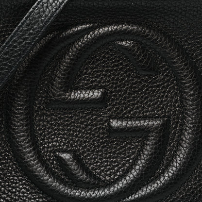 Gucci Pebbled Calfskin Small Soho Disco Bag Black 8 of 10