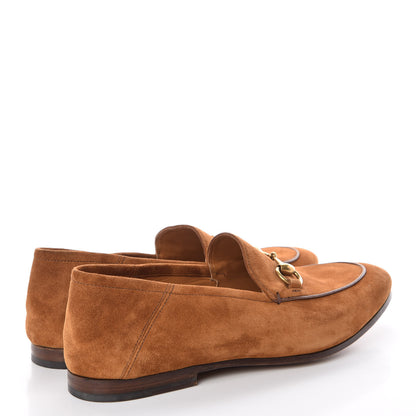 Gucci Suede Mens Brixton Horsebit Loafers 7.5 Brown 4 of 7