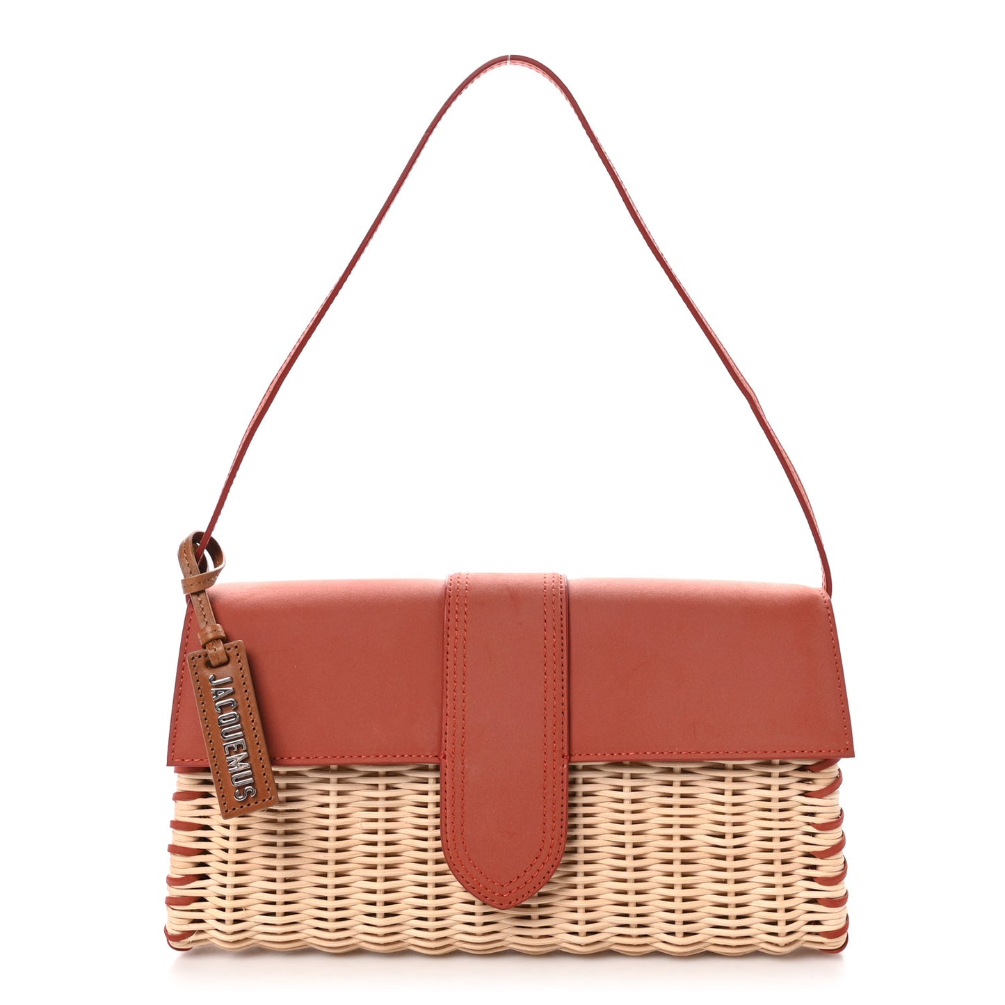 Wicker Nubuck Le Bambino Long Dark Red