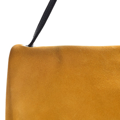 Celine Calfskin Suede All Soft Shoulder Bag Amber 16 of 25