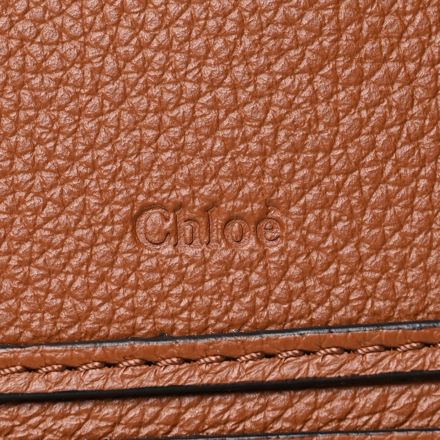 Chloe Raffia Small Grain Calfskin Medium Marcie Basket Tan 6 of 12