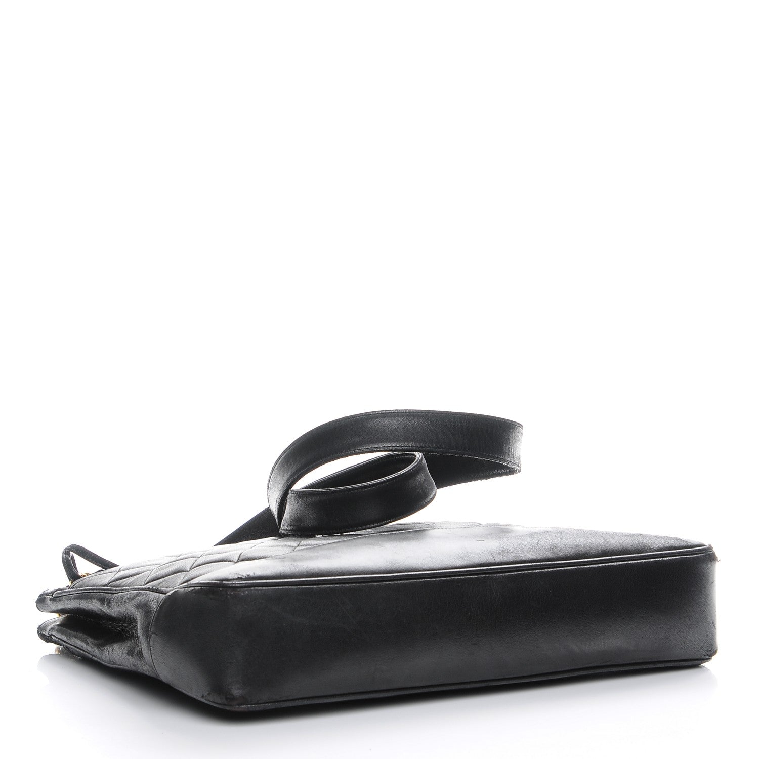 Chanel Lambskin Quilted Shoulder Bag Black 4 of 9